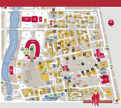osu map of buildings.